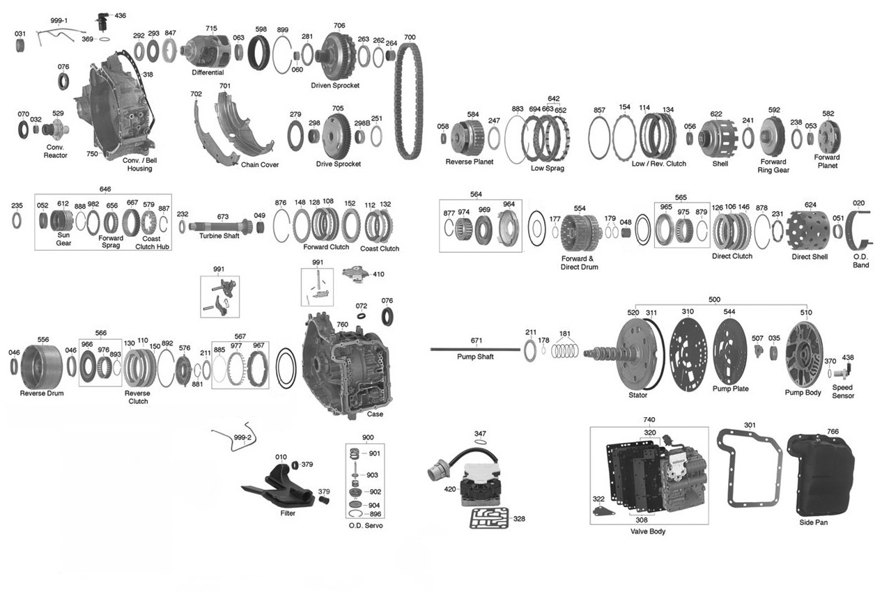 Схема акпп cd4e
